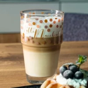 Leonardo Becher SOLO 410 Ml ′Latte Macchiato′ Rose/braun, 6er-Set 7