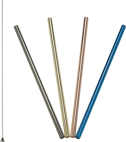 Lurch Trinkhalme Gerade 4 Farben 18 Cm 3