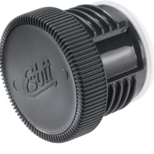 Esbit SCULPTOR Edelstahl Isolierflasche, Mit Manschette,1L, Schwarz 12