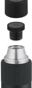 Esbit SCULPTOR Edelstahl Isolierflasche, Mit Manschette,1L, Schwarz 8
