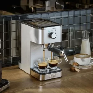 GRAEF Siebträger-Espressomaschine Salita, Silber 27