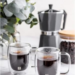 cilio Espressokocher Classico für 9 Tassen | Höhe: 23,5 cm | Ø: 10,5 cm | Aluminium-Gehäuse | Silber | Espresso Kocher mit Planboden | für Reisen oder Camping | Camping Kaffeekocher, Edelstahl 9