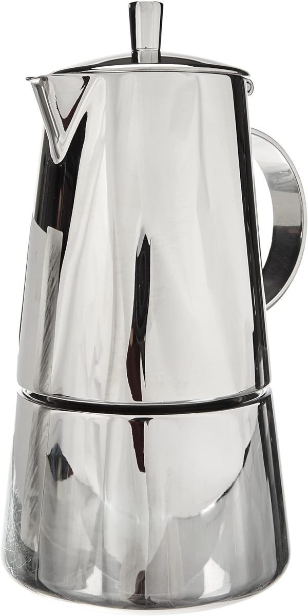 Cilio 202113 Espressokocher Treviso 4 Tassen, Edelstahl, Induktion geeignet 1