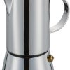 Cilio AIDA Espressokocher 4 Tassen | Edelstahl poliert | für alle Herdarten, auch Induktion geeignet | Ø 9cm, H:17,5cm | italienische Kaffeemaschine | Cafetera 22