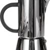 Cilio 0000342024 Espressokocher Figaro poliert, 4 Tassen, Edelstahl, silber, 10,6 x 13,4 x 20,8 cm 28