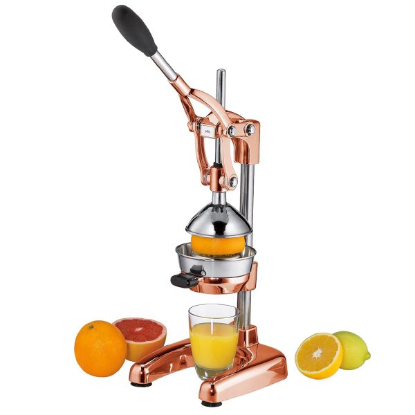 Cilio C309454 Manuelle Saftpresse, Zinkdruckguss, Kupfer, 23 x 19 x 44 cm 2