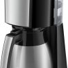 Melitta Enjoy Top Therm - Kaffeemaschine mit Thermokanne aus Edelstahl, Filterkaffeemaschine mit Tropfstopp, für bis zu 10 Tassen Kaffee, edelstahl/schwarz 34