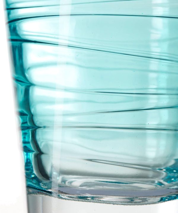 Leonardo VARIO Set 6 Becher klein farbig Sortiert, Glas, Bunt, 6 Stück (1er Pack), 6 3
