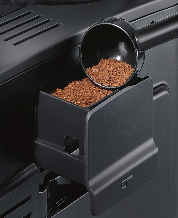 SIEMENS Kaffeevollautomat EQ.6 plus s300 TE653501DE, für viele Kaffeespezialitäten, Milch-Aufschäumdüse, Keramikmahlwerk, Doppeltassenfunktion, Antikalk, automatische Dampfreinigung, 1500 W, silber 2