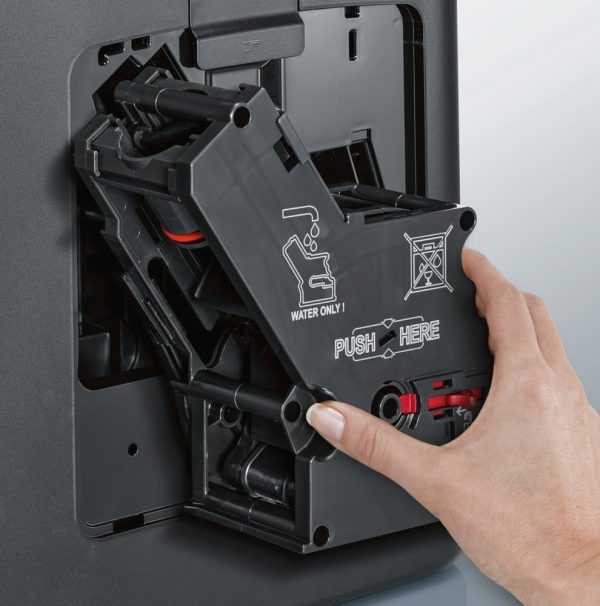 SIEMENS Kaffeevollautomat EQ.6 plus s300 TE653501DE, für viele Kaffeespezialitäten, Milch-Aufschäumdüse, Keramikmahlwerk, Doppeltassenfunktion, Antikalk, automatische Dampfreinigung, 1500 W, silber 3