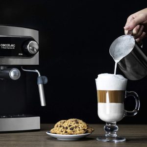 Cecotec Espressomaschine Cumbia Power Espresso 20 Barista Aromax. Leistung 2900 W, 2 Heizsysteme, 20-bar-Druckpumpe, Manometer, Doppelauslassfilterhalter und 2 Filter (Basic) 13