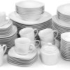 SÄNGER | Tafelservice Bilgola weiß, 86-teiliges Geschirrset aus Porzellan für 12 Personen, Komplettset, Teller Set | PREMIUM COLLECTION 17