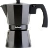 WECOOK! - 12 Tassen Italienischer Espresso-Kaffeekocher Induktion | Edelstahl für Ceranfeld, Caffettiera Induktion | Aluminium Espressomaschine klein, Sicherheitsventil | Schwarz, Aluminium 23