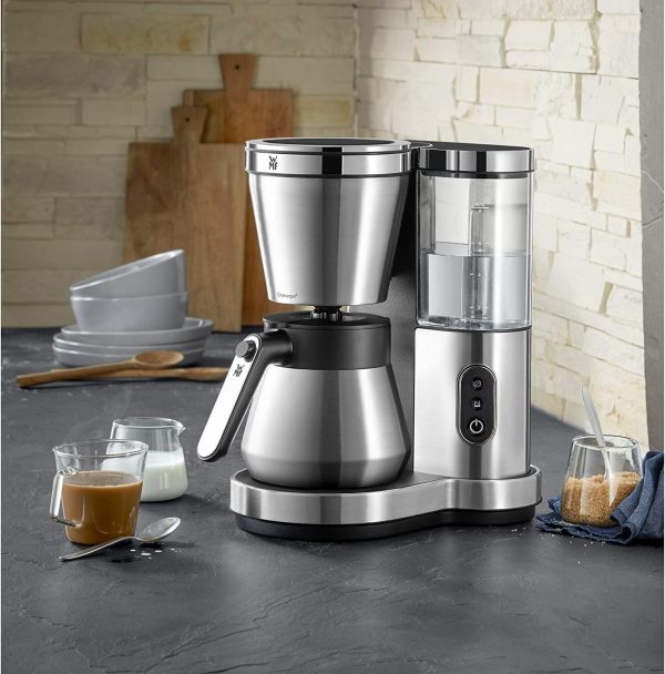 WMF Lono Aroma Filterkaffeemaschine (800 W, mit Thermoskanne, Filterkaffee, 8 Tassen, Schwenkfilter, abnehmbarer Wassertank, Abschaltautomatik) [Energieklasse B] 2
