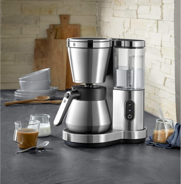 WMF Lono Aroma Filterkaffeemaschine (800 W, mit Thermoskanne, Filterkaffee, 8 Tassen, Schwenkfilter, abnehmbarer Wassertank, Abschaltautomatik) [Energieklasse B] 10