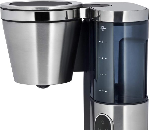 WMF Lumero Filterkaffeemaschine mit Glaskanne, Filterkaffee, 10 Tassen, Timerfunktion, Warmhalteplatte, Kaffeemaschine mit abnehmbaren Wassertank, Abschaltautomatik, 1000 W 6