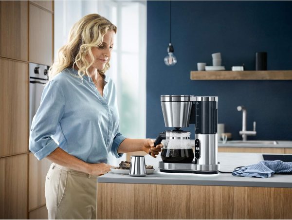 WMF Lumero Filterkaffeemaschine mit Glaskanne, Filterkaffee, 10 Tassen, Timerfunktion, Warmhalteplatte, Kaffeemaschine mit abnehmbaren Wassertank, Abschaltautomatik, 1000 W 11