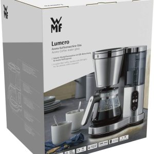 WMF Lumero Filterkaffeemaschine mit Glaskanne, Filterkaffee, 10 Tassen, Timerfunktion, Warmhalteplatte, Kaffeemaschine mit abnehmbaren Wassertank, Abschaltautomatik, 1000 W 36