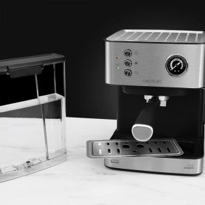 Cecotec Cumbia Power Espresso 20 Barista Aromax Kaffeemaschine. Leistung 2900 W, 2 Heizsysteme, 20-bar-Druckpumpe, Manometer, Doppelauslassfilterhalter und 2 Filter (Professionale) 9