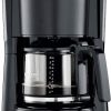 SEVERIN Kaffeemaschine "Type" mit Glaskanne, aromatischer, schneller und leise gebrühter Kaffee mit dem Kaffeebereiter für bis zu 10 Tassen, Filterkaffeemaschine, schwarz, KA 4815 [Energieklasse A+] 4