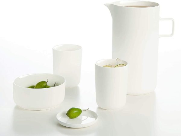 ASA OCO Kaffeetasse mit Unterteller weiß, aus Porzellan hergestellt, Inhalt: 200ml, 2029013 3