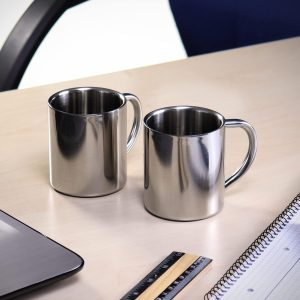 com-four® 2x Edelstahl Thermobecher - 180 ml je Becher - Isolierbecher doppelwandig - Kaffeetasse bruchsicher - Thermo-Trinkbecher - Camping Becher - Tasse - BPA-frei (180ml) 11