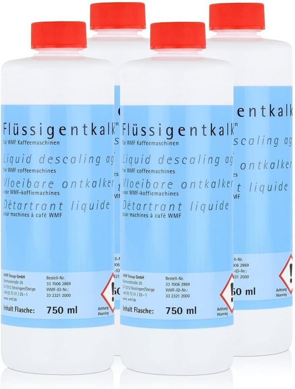 WMF Flüssigentkalker 750ml für WMF Kaffee- und Espressomaschinen (4er Pack) 1