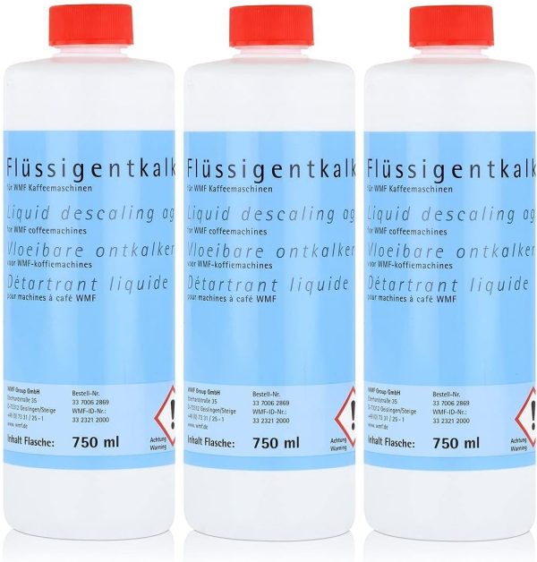 WMF Flüssigentkalker 750ml für WMF Kaffee- und Espressomaschinen (3er Pack) 1