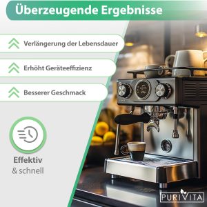 PURIVITA - Universal Entkalker Kaffeevollautomat (2x 750ml) Entkalker Kaffeemaschine für ALLE gängigen Marken - 2 Flaschen 13