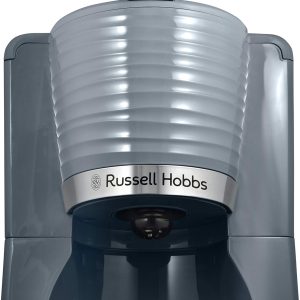 Russell Hobbs Kaffeemaschine [Digitaler Timer, Brausekopf für optimale Extraktion&Aroma] Inspire Grau (max 10 Tassen, 1,25l Glaskanne, Warmhalteplatte, 1100W) Filterkaffeemaschine 24393-56 17