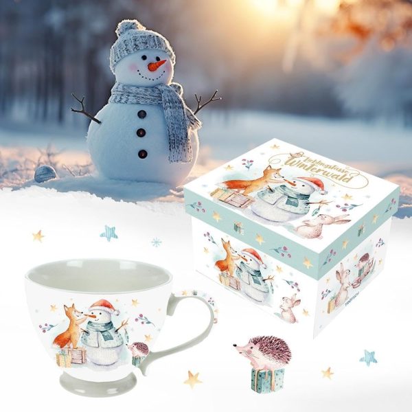 Trötsch Lieblingstasse Winterwald: Kaffeetasse Teetasse Geschenkidee Geschenk Tasse 4