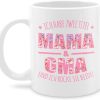 Tasse Tassen 325ml - Großmutter - Ich habe zwei Titel: Mama & Oma I Muttertag Omi - 325 ml - Weiß - muttertagsgeschenk oma-tasse für omas granny teetasse geschenk grandma omilein beste mutter 16