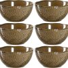LEONARDO HOME 018581 MATERA Keramikschale 12 cm beige 6er Set, Keramik 26