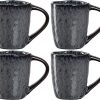 LEONARDO HOME 018594 MATERA Espressotasse 90 ml anthrazit 4er-Set, Keramik 17