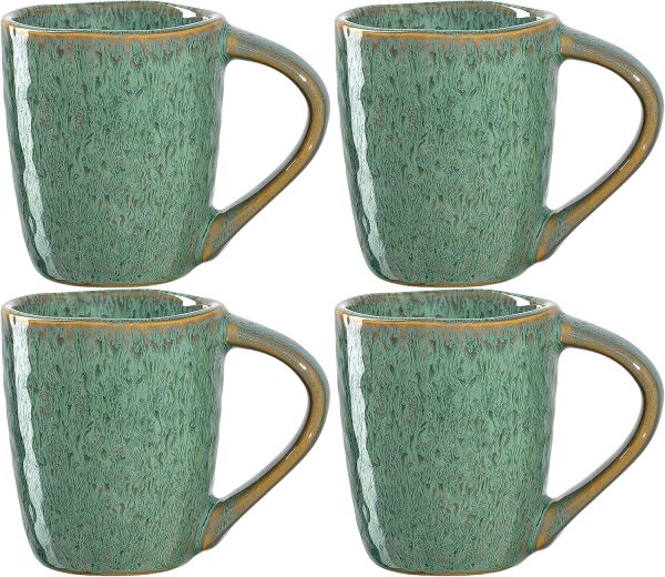 LEONARDO HOME 018597 MATERA Espressotasse 90 ml grün 4er-Set, Keramik 1