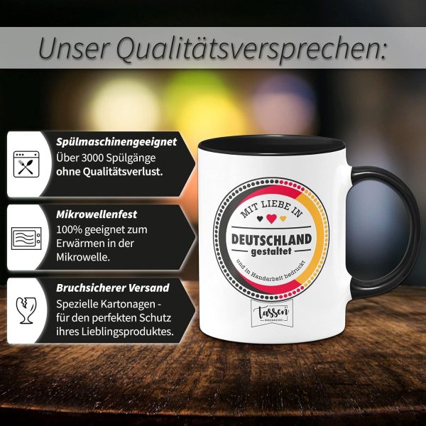 Tassenbrennerei Tasse mit Spruch Problemlösung auf der Arbeit im Büro - Kaffeetasse lustig - Geschenk für Arbeitskollegen - Spülmaschinenfest (Weiß) 3