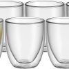WMF Kult doppelwandige Cappuccino Gläser Set 6-teilig, doppelwandige Gläser 250ml, Schwebeeffekt, Thermogläser, hitzebeständiges Teeglas, Kaffeeglas 10