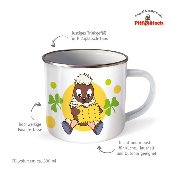 Trötsch Unser Sandmännchen Emaille Becher Tasse Pittiplatsch: Kaffeetasse Teetasse Geschenkidee Geschenk Tasse Emaillebecher Sonstiges Zubehör – 16. Juni 2021 2