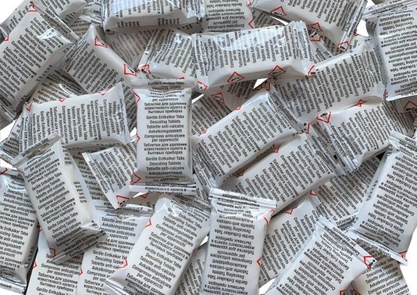 50 Entkalkungstabletten Entkalker-Tabs 16g für Kaffeevollautomaten von Bosch Jura Melitta Miele Saeco Siemens WMF 2