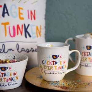 H:) PPY life Tasse mit Motiv "Funkeln lassen" | Kaffeetasse, Porzellan, 40 cl | Tasse mit Spruch, Geschenk | 47375 14