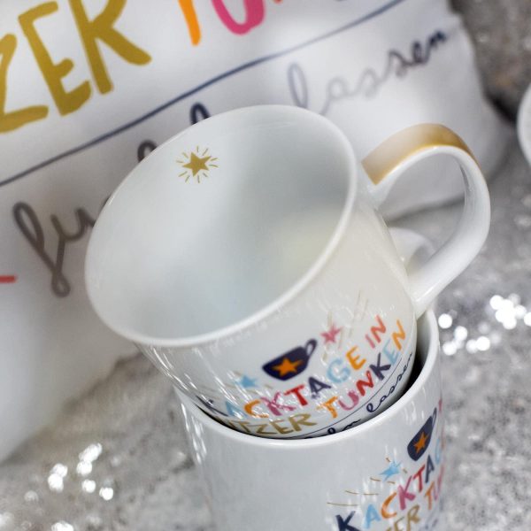 H:) PPY life Tasse mit Motiv "Funkeln lassen" | Kaffeetasse, Porzellan, 40 cl | Tasse mit Spruch, Geschenk | 47375 4