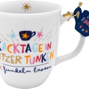 H:) PPY life Tasse mit Motiv "Funkeln lassen" | Kaffeetasse, Porzellan, 40 cl | Tasse mit Spruch, Geschenk | 47375 18