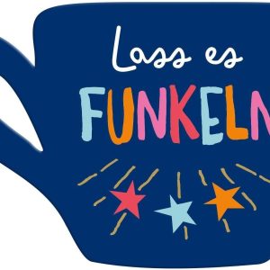H:) PPY life Tasse mit Motiv "Funkeln lassen" | Kaffeetasse, Porzellan, 40 cl | Tasse mit Spruch, Geschenk | 47375 30