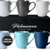 MIAMIO – 6 x 400 ml – Kaffeetassen Set/Becher – Moderne Keramik Tasse Matt – Kaffeetasse groß – Palmanova Kollektion (Ocean) 22