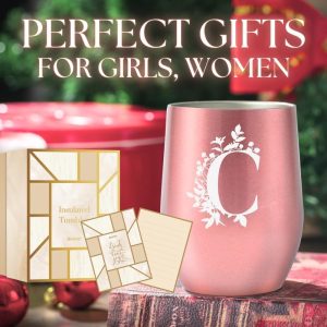 Thermobecher Personalisiert, Geburtstagsgeschenk für Frauen, Personalisierte Geschenke Für Freundin, Schwester, Mütter, Tochter, Tante - Kaffeetasse 340 ml, Kaffeebecher mit Deckel, Roségold, A 18