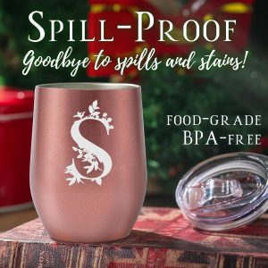 Thermobecher Personalisiert, Geburtstagsgeschenk für Frauen, Personalisierte Geschenke Für Freundin, Schwester, Mütter, Tochter, Tante - Kaffeetasse 340 ml, Kaffeebecher mit Deckel, Roségold, S 10