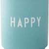 Design Letters Kaffeebecher HAPPY | Lieblingsbecher | Porzellan Kaffeetasse | Tasse mit Spruch | Geschenke für Frauen, Geschenke für Männer | Lieblingsmensch Geschenk | Dekorativer Kaffebecher 20