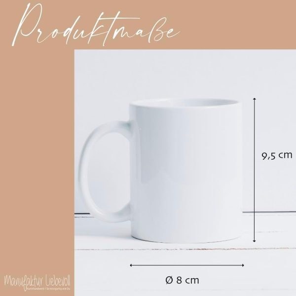 Kaffee-Tasse mit Buchstabe, personalisiert mit Wunschname, Persönliches Geschenk, Keramiktasse (Blau) 4