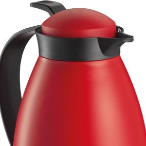 Cilio Imola Isolierter Getränkeservierer mit Glaseinsatz, Rot, 964 ml 6