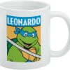 Teenage Mutant Ninja Turtles Leonardo Keramik-Kaffeetasse, originelles Geschenk für Kaffee, Tee und heiße Getränke, 325 ml, Weiß 8